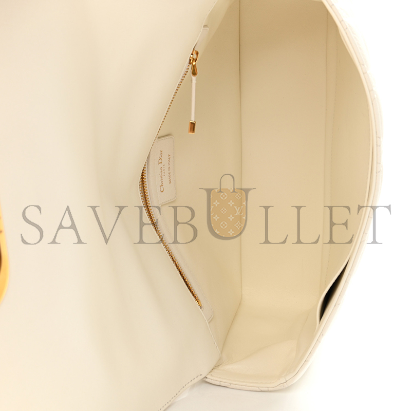 D*or grained calfskin cannage large caro bag latte (29*17*8.9cm)